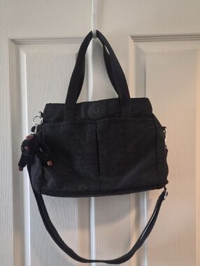 Kipling Kenzie Shoulder Bag with Monkey Charm